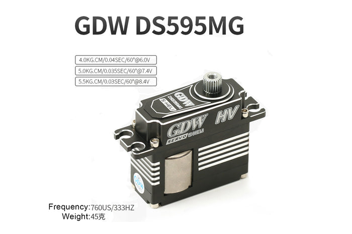 GDW DS290MG DS595MG Metal Gear Helicopter Swashplate Servo