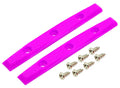 Teak Tuning Gem Edition Board Rails (Screws Included) - Pink Pink
