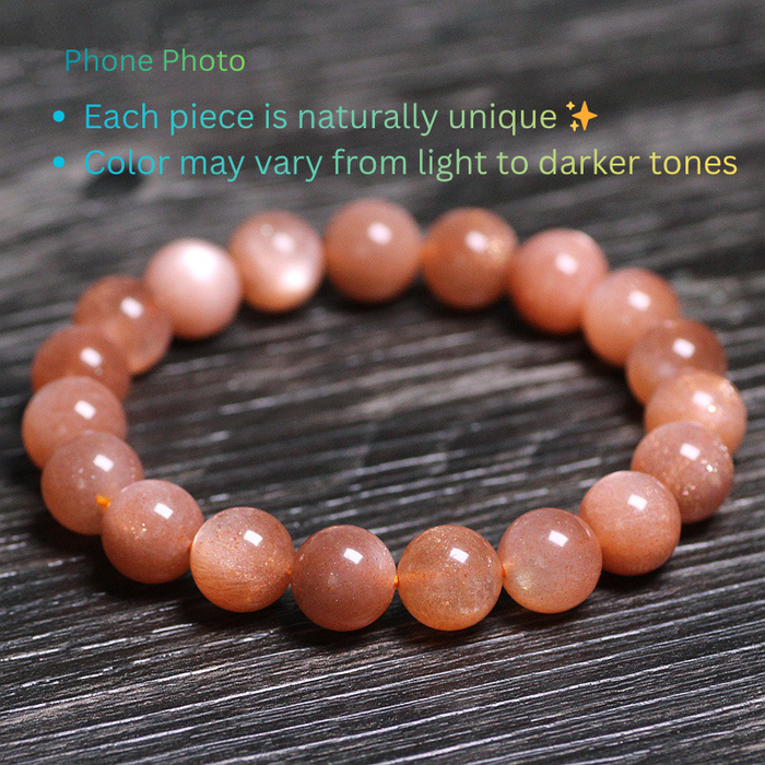 stackable golden moonstone gemstone bracelet