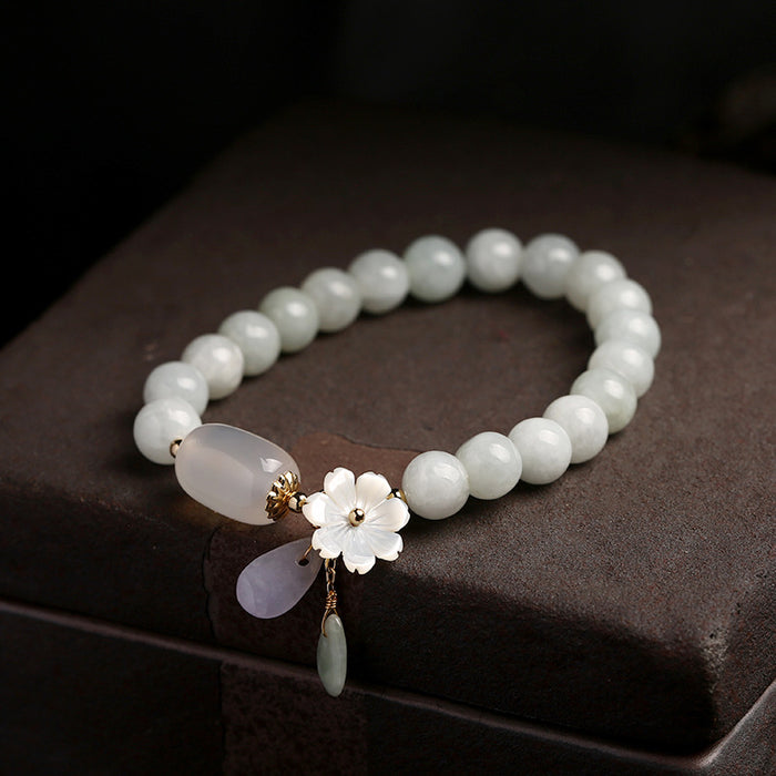 Green Jade Bracelet for Women Grade A Jadeite