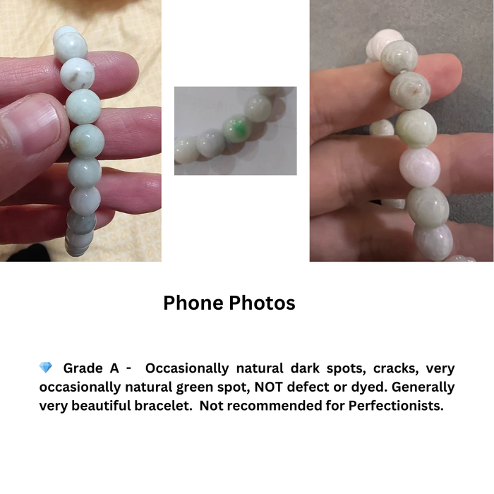 Handmade Jadeite Jewelry Prosperity Luck