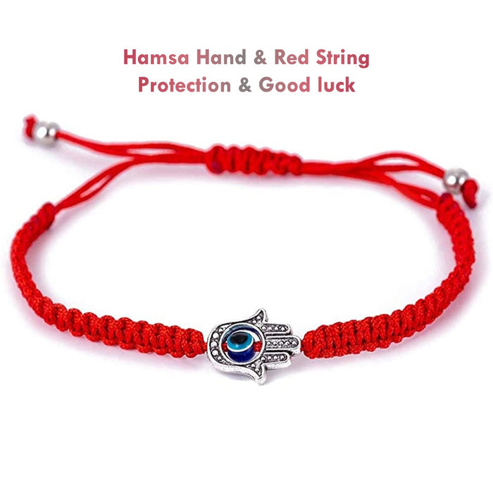 Hamsa Hand Red String Bracelet protection charm unisex
