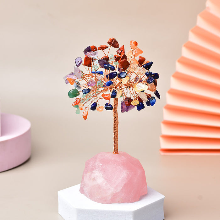 chakra crystal tree décor for home meditation space