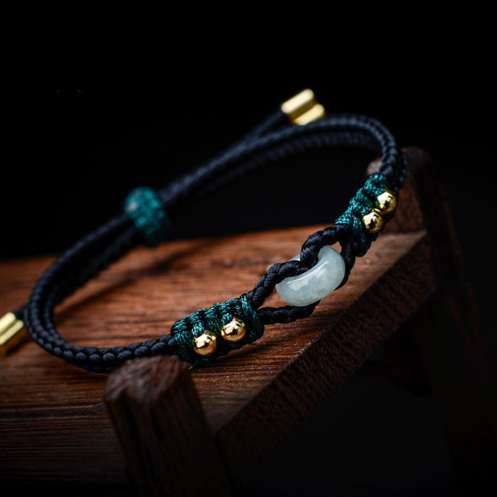 jadeite bracelet good luck protection burma jade handcrafted jewelry