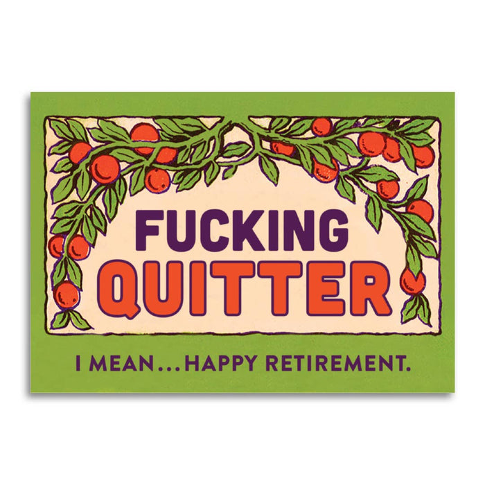 Happy Retirement Vintage Greeting Card - The Regal Find