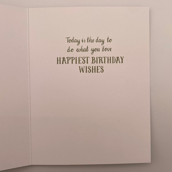 Happy Place Birthday Card: Card with Envelope and Cello Jacket