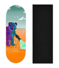 Teak Tuning Heat Transfer Graphic Wooden Fingerboard Deck, Design Contest 2024 Winner, @digitalprizefight - "Space Roots" 32mm Deck