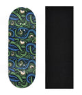 Teak Tuning Heat Transfer Graphic Wooden Fingerboard Deck, Design Contest 2025 Winner, @Gringo27131 - "Tentacle Vision" 32mm Deck