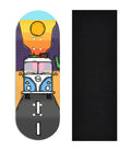 Teak Tuning Heat Transfer Graphic Wooden Fingerboard Deck, @esofiaa- Entry#104 32mm Deck