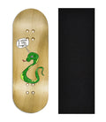 Teak Tuning Heat Transfer Graphic Wooden Fingerboard Deck, @growfingerboards - Entry#145 32mm Deck