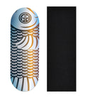 Teak Tuning Heat Transfer Graphic Wooden Fingerboard Deck, "Scales" 32mm Deck
