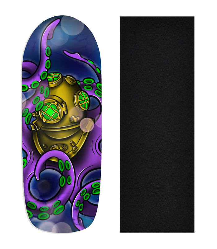 Teak Tuning Heat Transfer Graphic Wooden Fingerboard Deck, @solemn.fb - Entry#51 Poolparty Deck