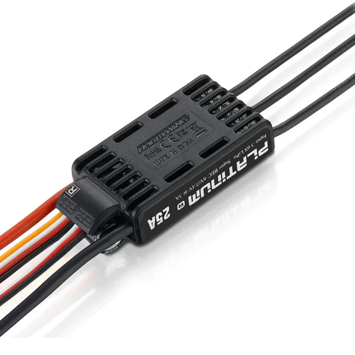 Brushless / Brushed Hobbywing Platinum 25A V4 BEC ESC - Compact & Powerful
