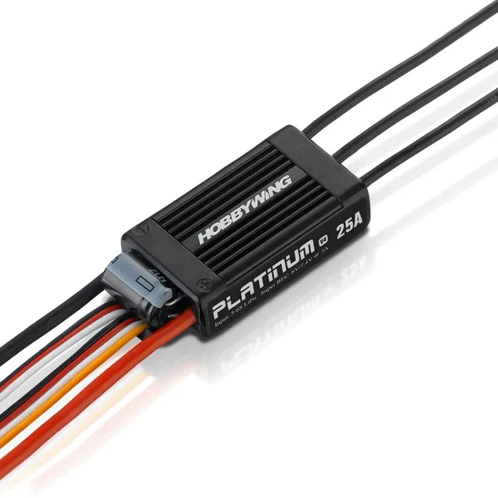 Brushless / Brushed Hobbywing Platinum 25A V4 BEC ESC - Compact & Powerful