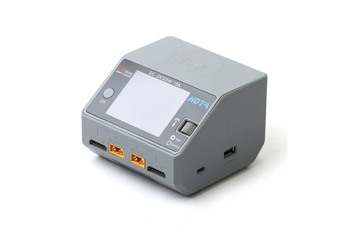 Smart Charger HOTA S6 / D6 Pro — 650W Dual-Channel Battery Charger