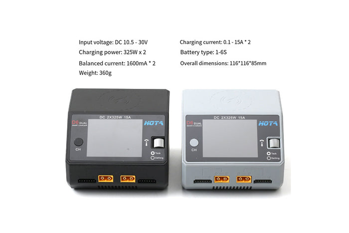 D6 Pro Standard / Chinese/English — Gray — Red Scroll Wheel