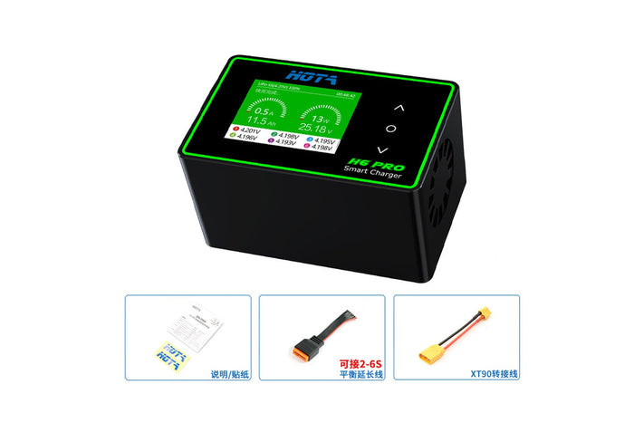 Battery Balance Charger 1-6S for LiPo Lithium Batteries - HOTA H6 PRO