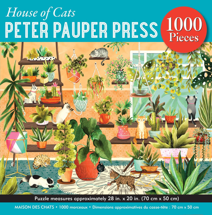 House of Cats 1000 Piece Jigsaw Puzzle - The Regal Find