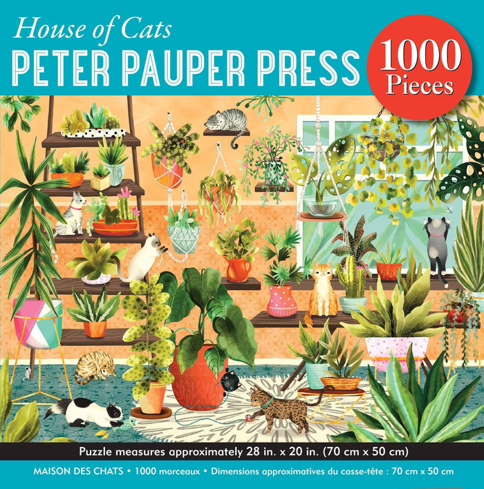 House of Cats 1000 Piece Jigsaw Puzzle - The Regal Find