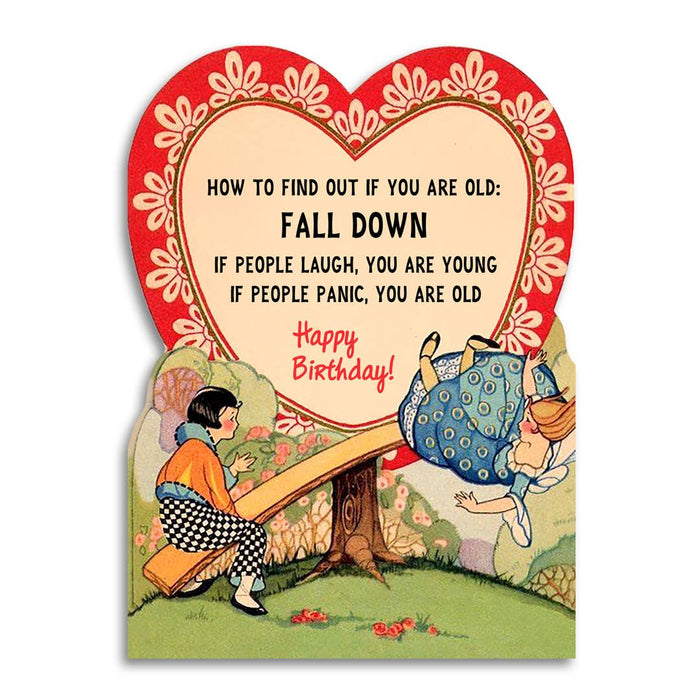 How to Find Out if You Are Old - Funny Birthday Card - The Regal Find