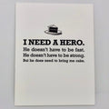 I Need A Cake Hero Greeting Card - The Regal Find