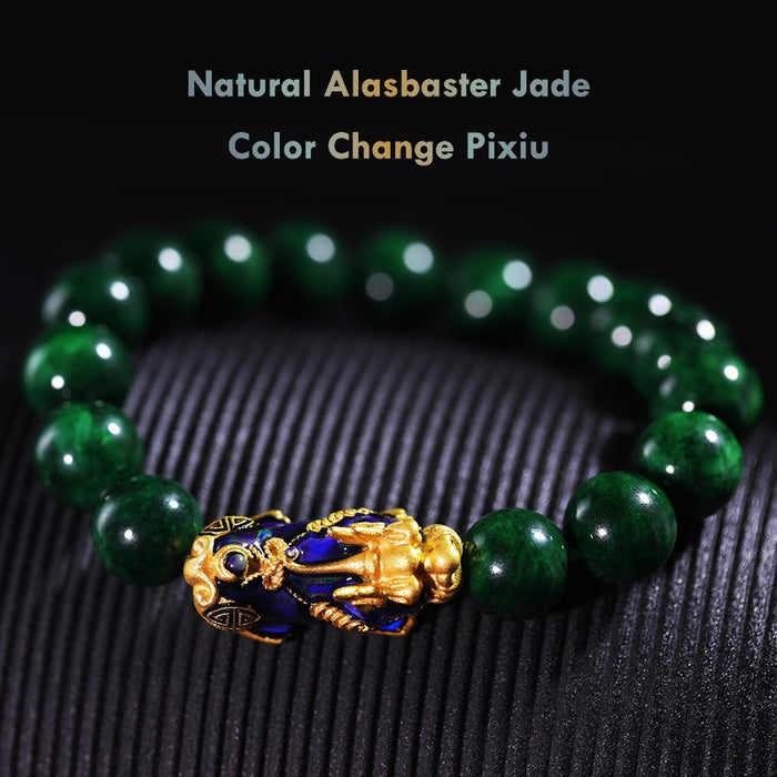 Jade Pixiu Wealth Bracelet for Money Luck