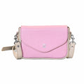Julia — Mini Crossbody Bag in Leather pink with LT stone