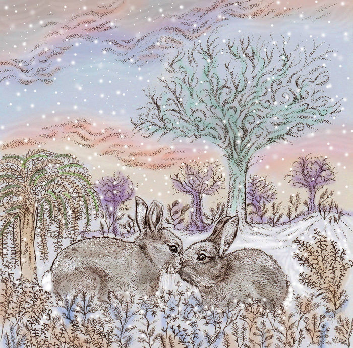Kissing Bunnies Greeting Card - The Regal Find