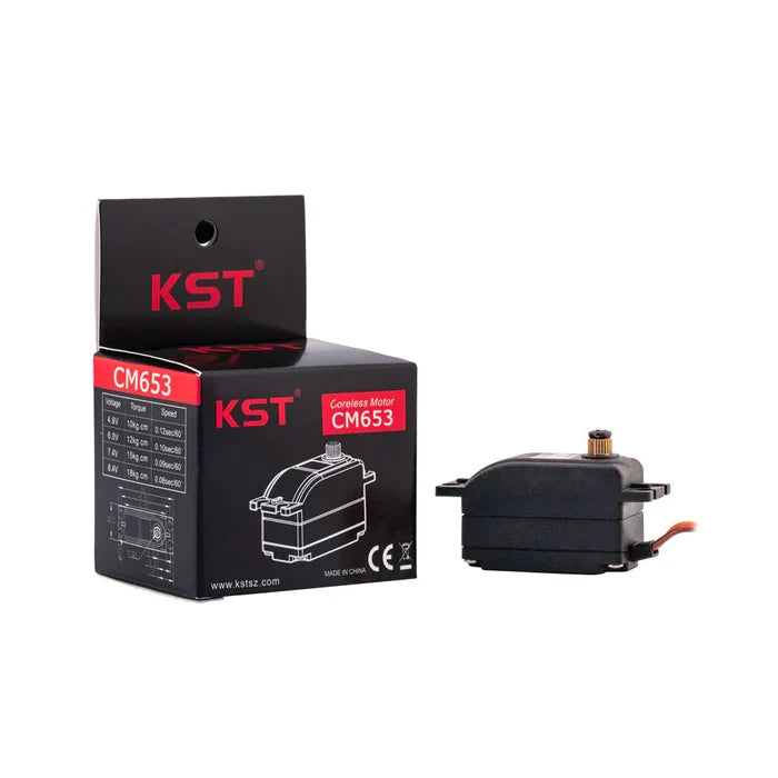KST CM653KST CM653 Low Profile Coreless DC Motor Metal Gear Servos IP65 WaterprUAVMODEL