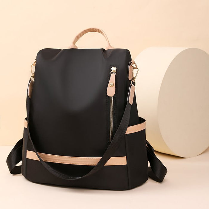 Large Capacity Waterproof Nylon Backpack – 3 Colors