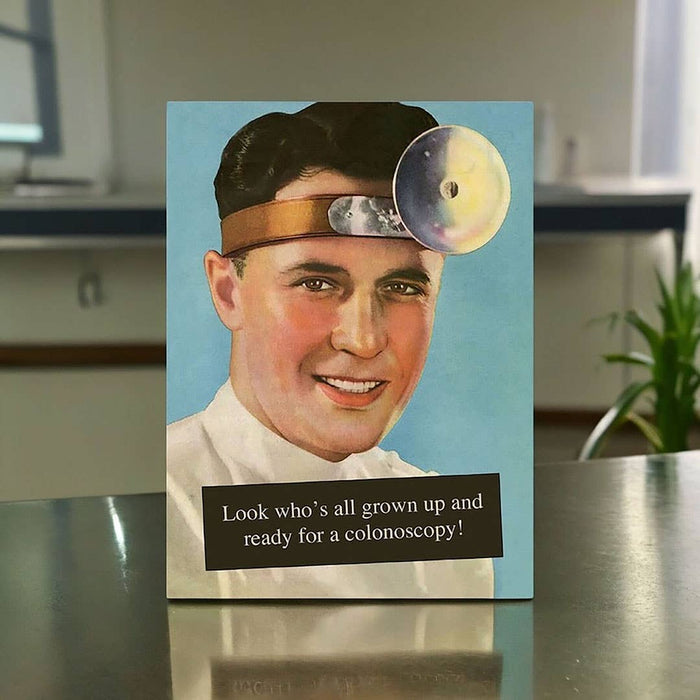Look Who’s Grown Up! Ready for a Colonoscopy Birthday Card - The Regal Find