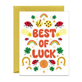 Lucky Charms (Dice, Ladybugs, Clovers) Good Luck Card - The Regal Find