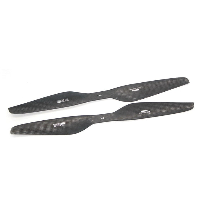 Carbon fiber drone propellers for VTOL and fixed-wing UAVs, ideal for mapping and surveying tasks.
