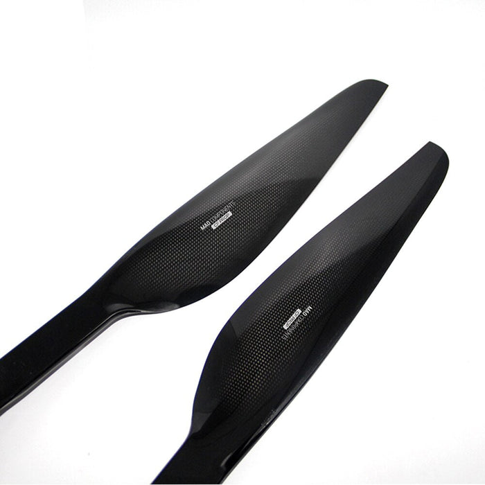 Carbon fiber drone propellers for UAVs, ideal for mapping and industrial use