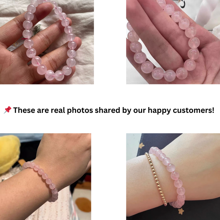 Healing crystal bracelet for love and emotional balance