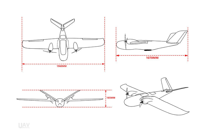 Makeflyeasy Believer 1960mm UAVMakeflyeasy Believer 1960mm UAV Fixed Wing DronesUAVMODEL