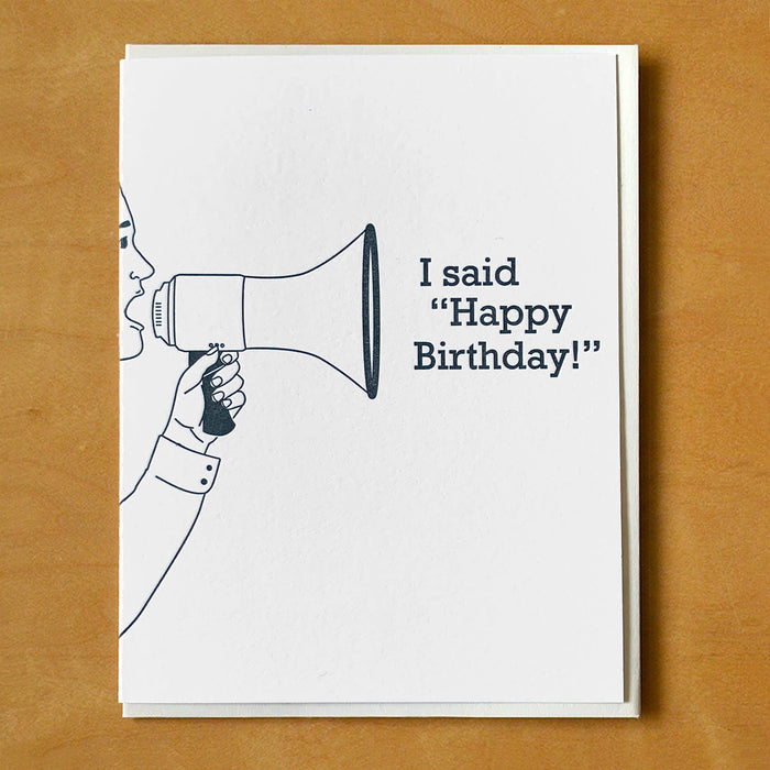 Megaphone I Said Happy Birthday - The Regal Find