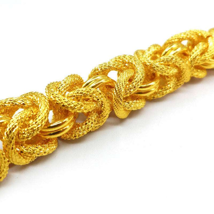 Luxury Gold Wealth Bracelet Chinese Dragon Design