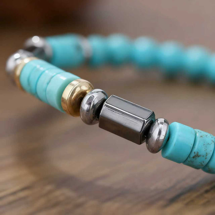 Handmade Hematite Bracelet for Strength & Focus