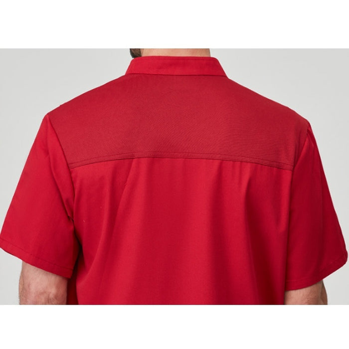 Men's Long-Sleeve Chef Coat – Anti-Oil Stretch Kitchen Uniform