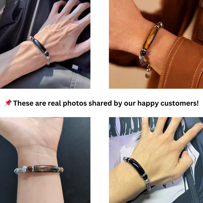 Luxury Men’s Protection Bracelet Tiger Eye