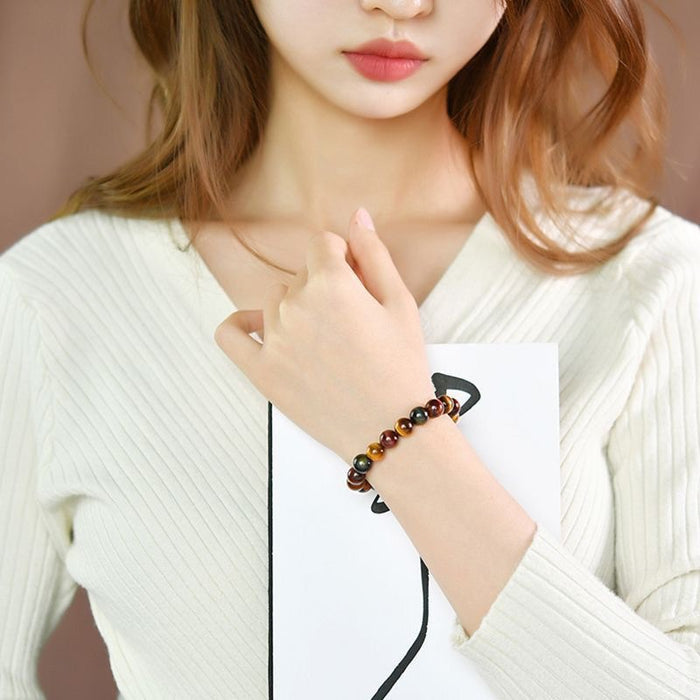 Natural stone healing bracelet for confidence and focus
