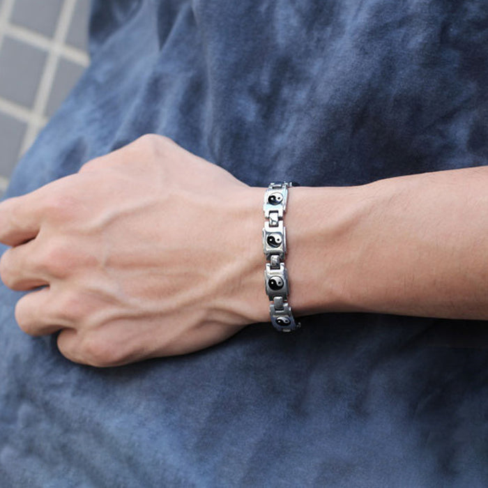 germanium magnets energy bracelet for men