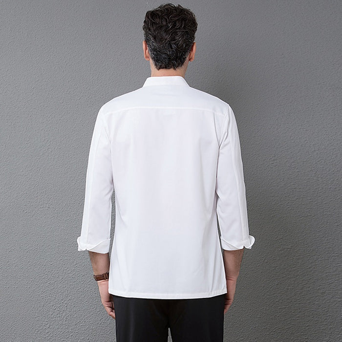 Men's & Women's Chef Coat – Long Sleeve Kitchen Jacket for Professionals
