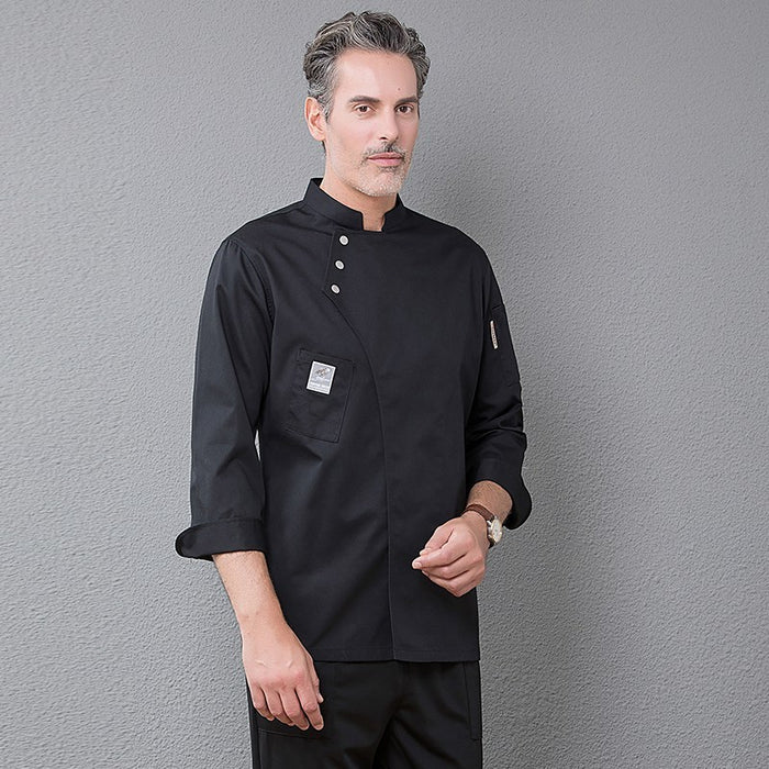 Men's & Women's Chef Coat – Long Sleeve Kitchen Jacket for Professionals