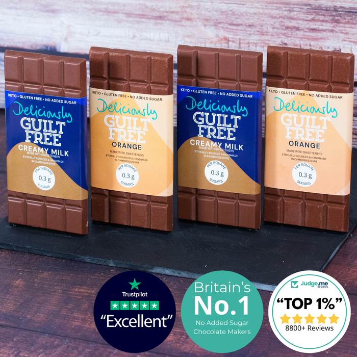 Milk and Orange Box 40% Cocoa (4 x 100g)