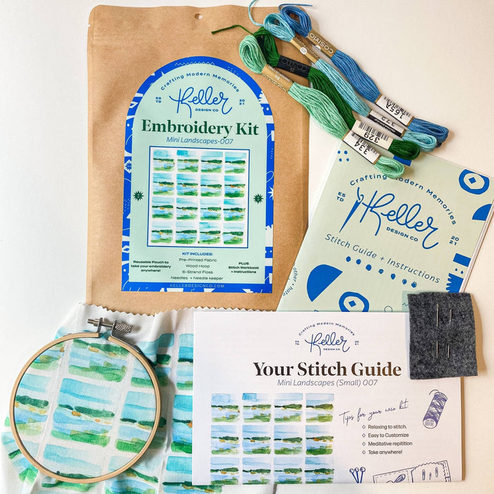 Mini Landscapes Embroidery Kit - The Regal Find