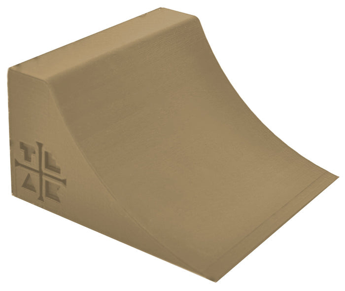 Teak Tuning Mini Quarter Pipe, 4 Inch - Synthetic Wood Hybrid Standard Production Time