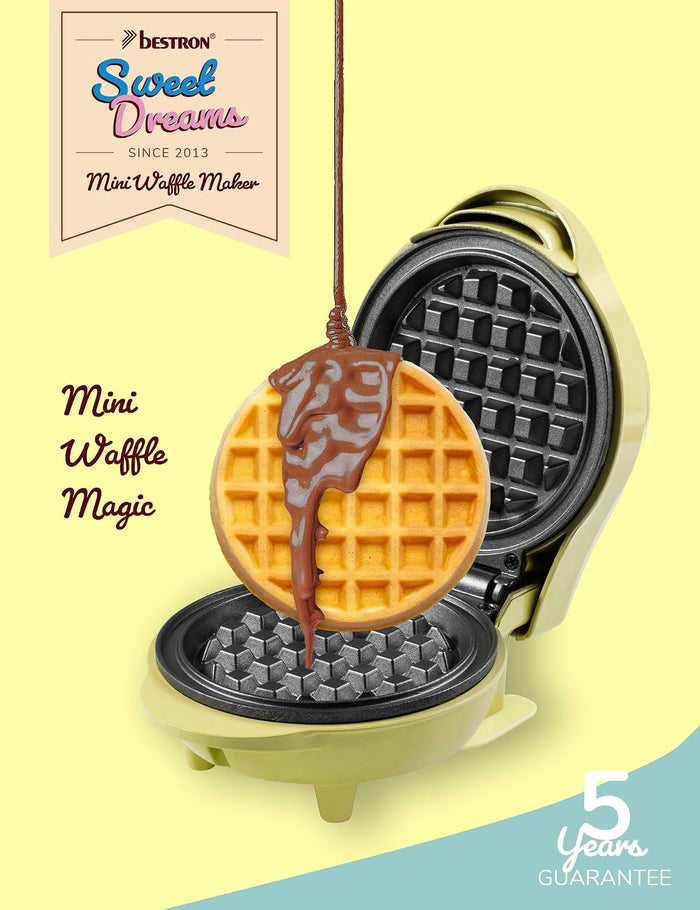 AMW500VBS Mini Waffle Maker, Alloy Steel