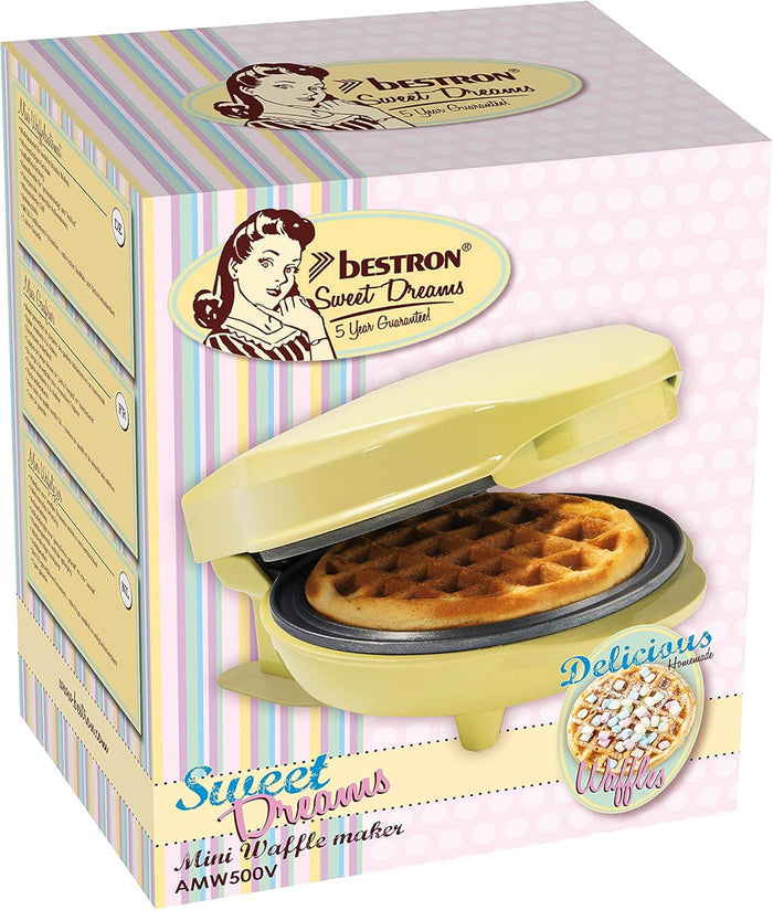 AMW500VBS Mini Waffle Maker, Alloy Steel